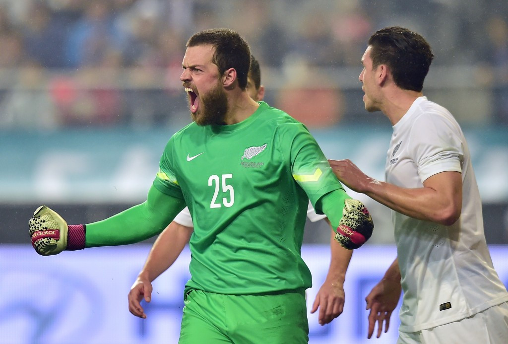 Stefan Marinovic made two saves for New Zealand in the shoot-out