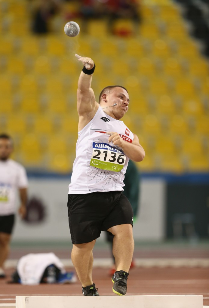 Polish shot putter Bartosz Tyszkowski was one of four athletes to break a world record on the opening day of action at the IPC Athletics European Championships in Italian city Grosseto ©Getty Images