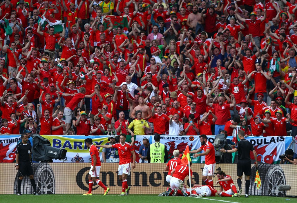 Hal Robson-Kanu scored Wales' winning goal in a 2-1 victory ©Getty Images