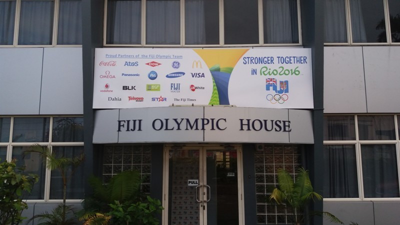FASANOC have put up a billboard to thank their sponsors ahead of Rio 2016 ©FASANOC