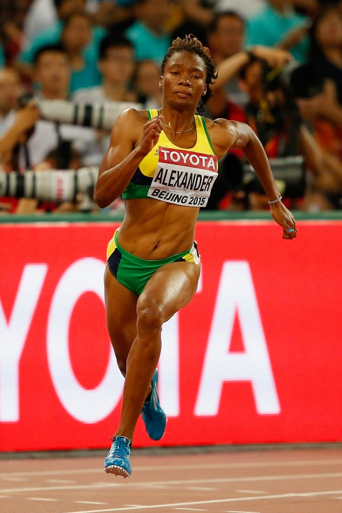 Kineke Alexander has achieved Rio 2016 Olympic qualifying standards in the women's 400m