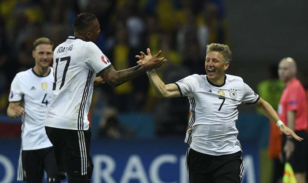 Substitute Bastian Schweinsteiger sealed Germany's victory at the Stade Pierre-Mauroy ©Getty Images