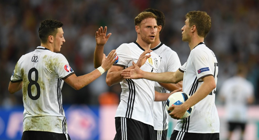 World champions Germany began their bid to claim a record fourth UEFA European Championship title by beating Ukraine 2-0 at the Stade Pierre-Mauroy near Lille ©Getty Images