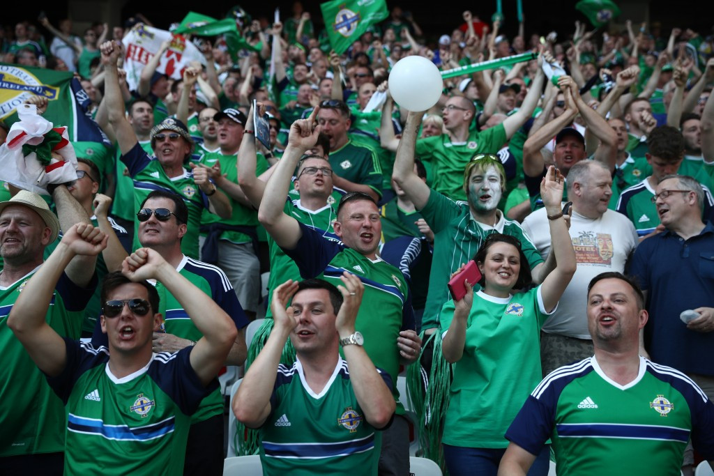 Despite seeing their team lose, Northern Ireland's fans seemingly enjoyed their first-ever match at a European Championship finals ©Getty Images