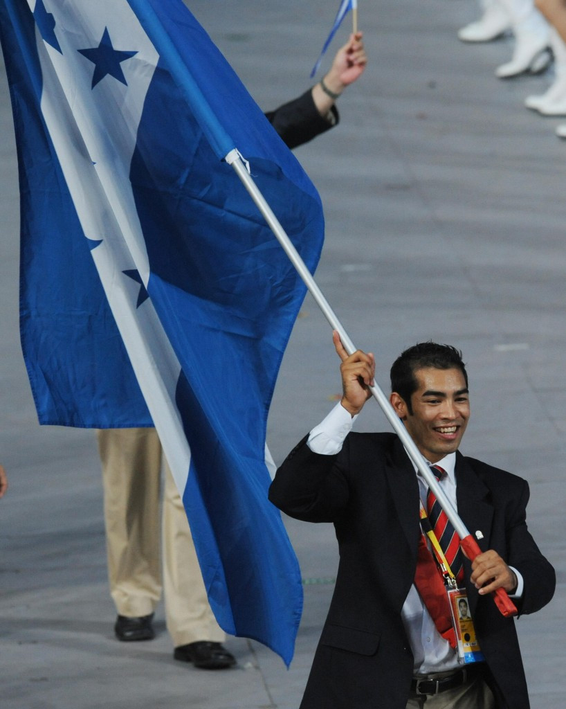 Honduras' Beijing 2008 flagbearer Miguel Adrian Ferrera Rodriguez has been awarded a place ©Getty Images