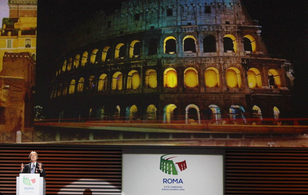 Rome is bidding to host the Olympics for the first time in 64 years