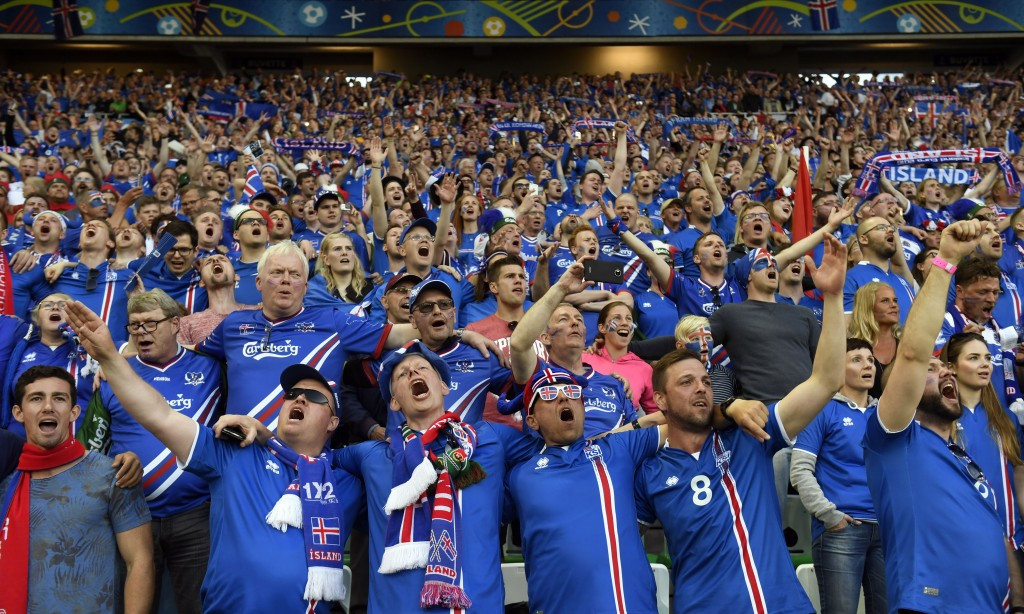 Iceland supporters gave superb backing to their team throughout ©Getty Images