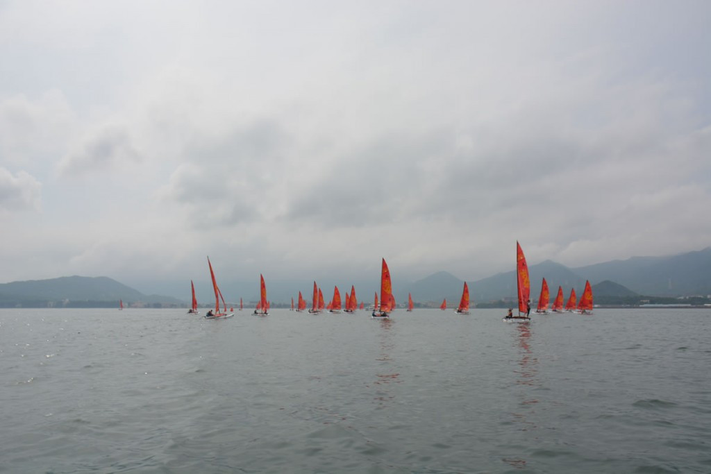 Two races were held on the final day at Dapeng Bay