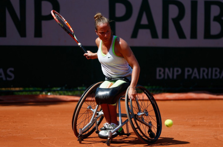 The Netherlands' Jiske Griffioen won a second consecutive Grand Slam singles title