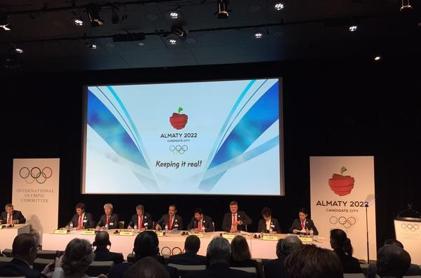 Almaty 2022 were the first city to present at today's Candidate City Briefing ©Twitter