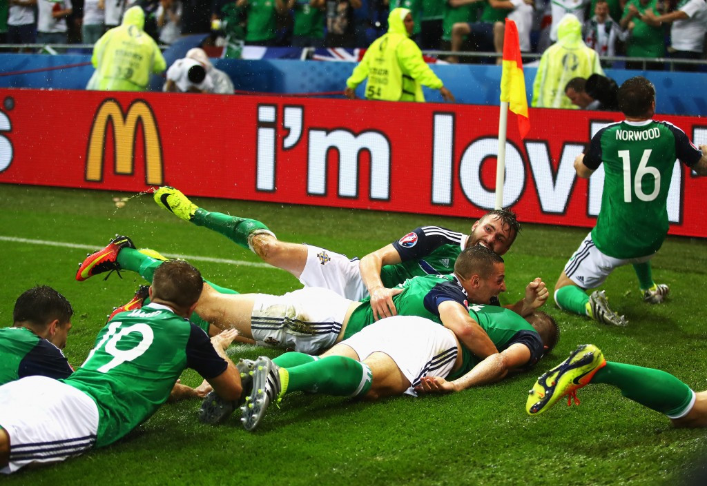 Northern Ireland stunned Ukraine with a 2-0 victory