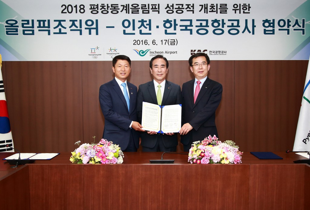 The MoU sees Pyeongchang 2018 boost its support in South Korea