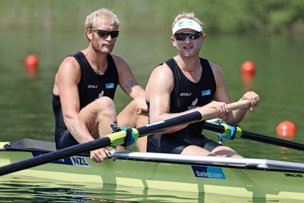 Eric Murray and Hamish Bond dominated the heats of the men's pair in Poznan ©Getty Images