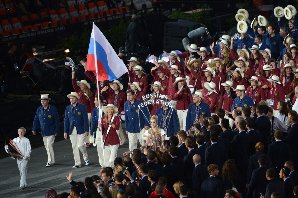 No members of the Russian athletics team are expected to compete internationally under the Russian flag ©Getty Images