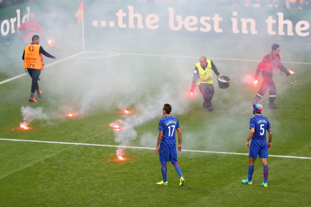 Croatia set to face disciplinary action after crowd trouble mars UEFA European Championship draw with Czech Republic