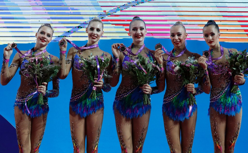 Russia clinch group title on opening day of European Rhythmic Gymnastics Championships