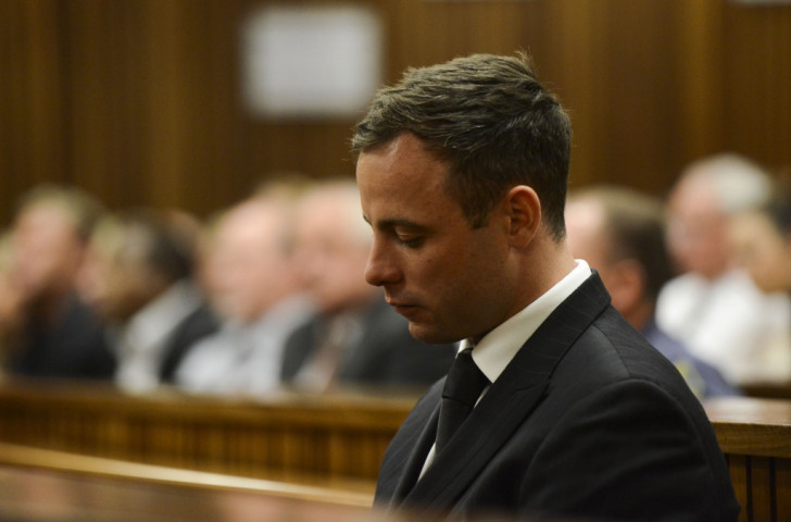 Oscar Pistorius pictured after receiving his sentence last October ©Getty Images