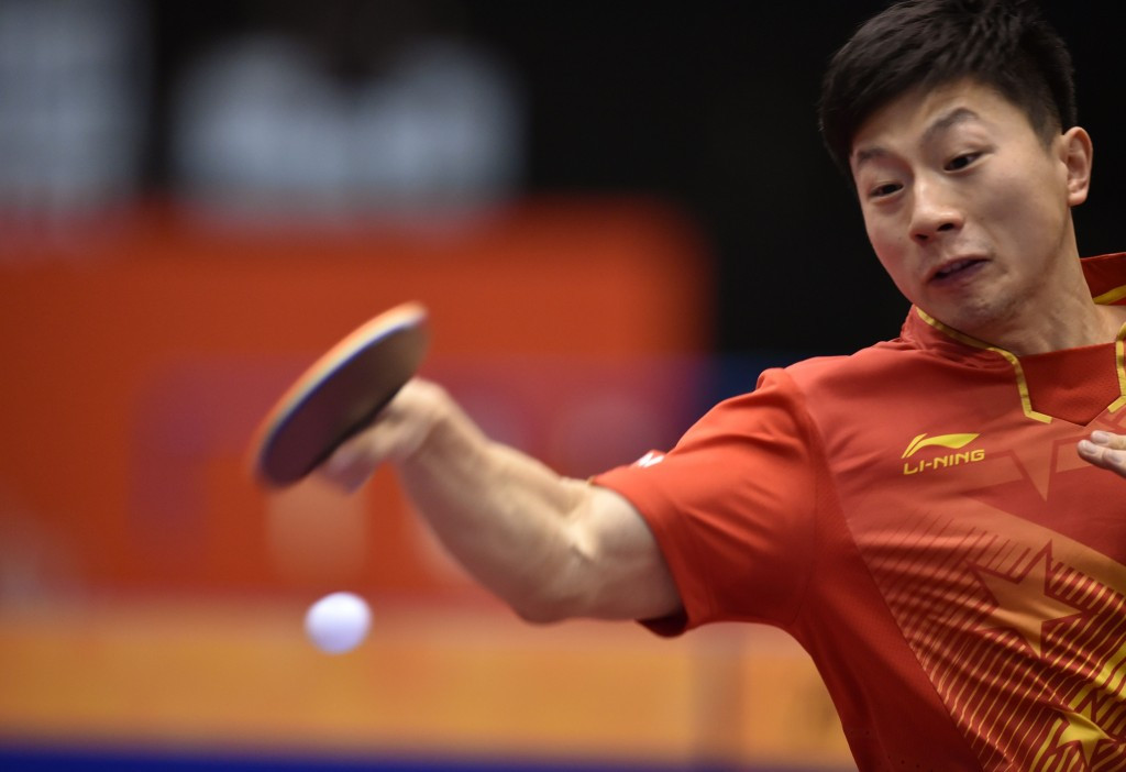 Ma Long eased into the last four of the men's event