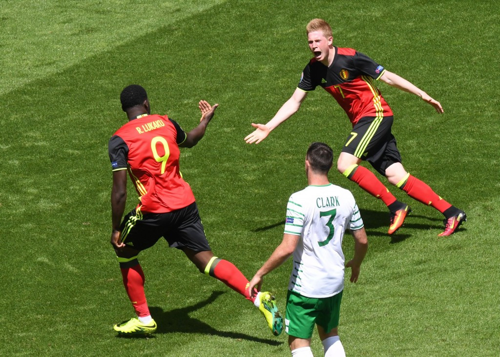Belgium thrash Republic of Ireland to boost hopes of reaching UEFA European Championships knock-out phase