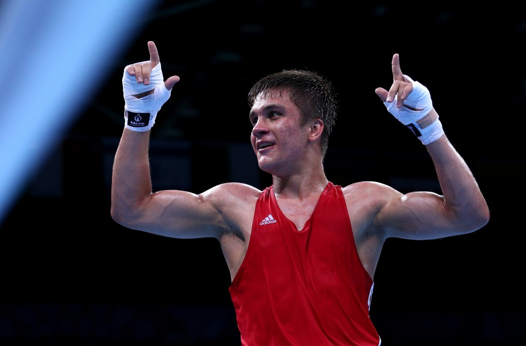 Yaroslav Samofalov earned a straightforward win in the men's 69kg event ©Getty Images