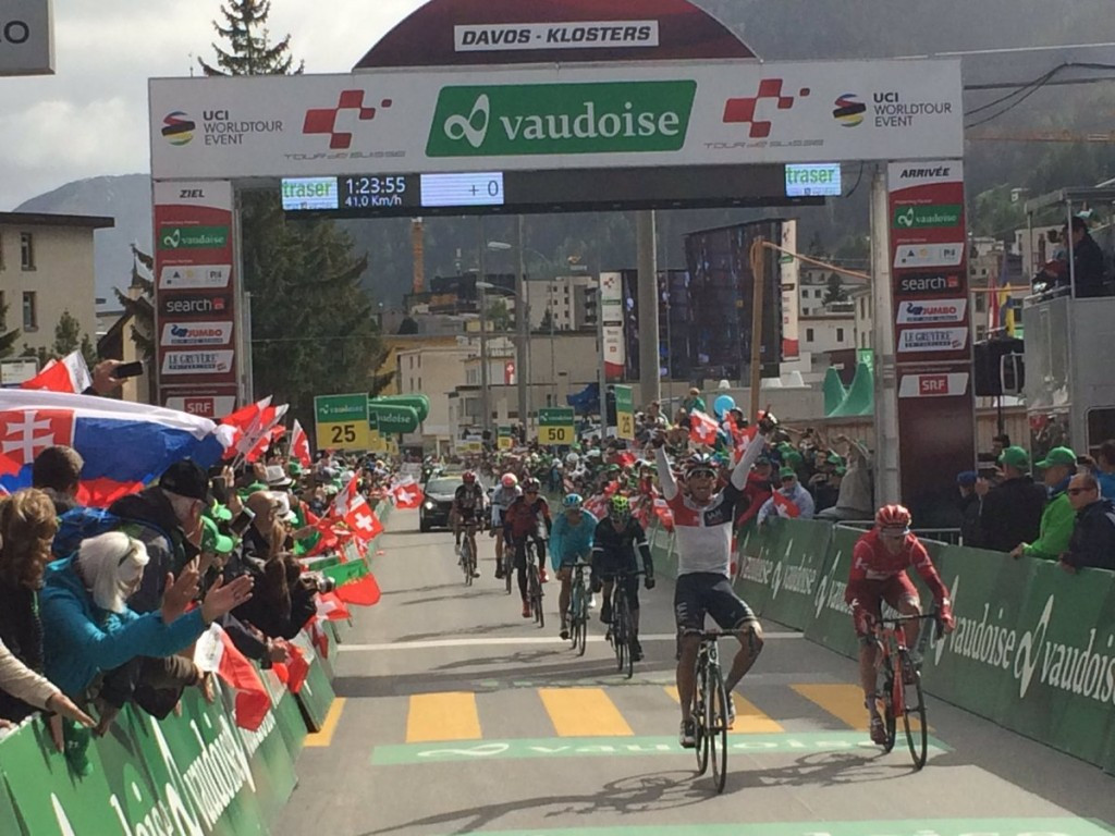 Jarlinson Pantano won the final stage of the Tour de Suisse in Davos