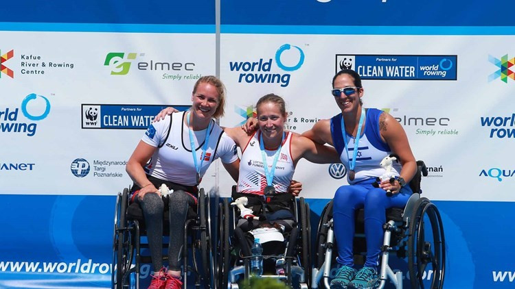 Morris achieves world best time to win Para-rowing women’s single sculls gold in Poznan