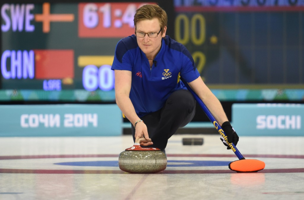 Olympic bronze medallist Viktor Kjäll of Sweden has also joined the coaching team at Scottish and British Wheelchair Curling