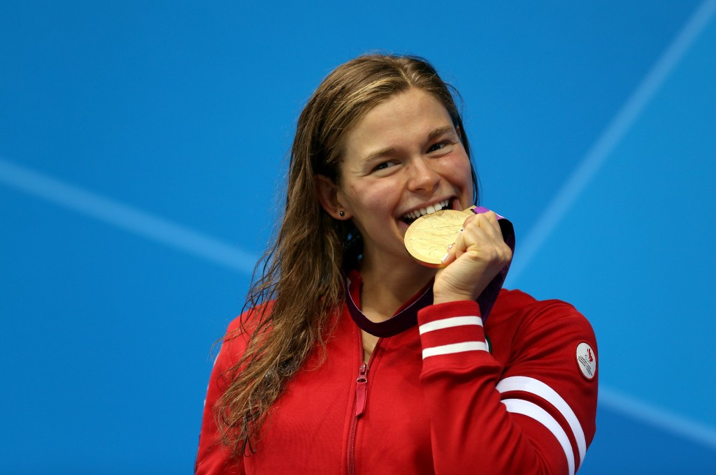 Canadian swimmer Valérie Grand'Maisowon one of the seven golds her nation claimed at London 2012