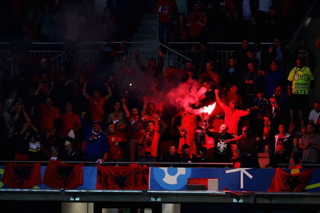UEFA has also opened disciplinary proceedings against Albania and Romania for incidents during their match in Lyon yesterday