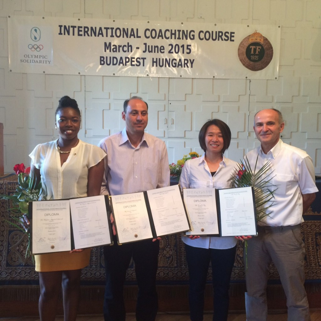 The course in Budapest was attended by coaches from all over the world