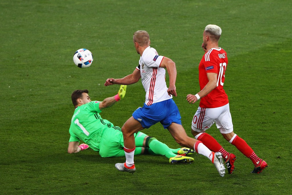Aaron Ramsey's dinked finish gave Wales an early lead ©Getty Images