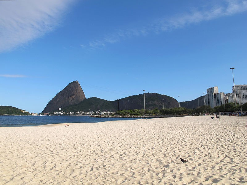Liesl Tesch was training near Flamengo Beach close to the Guanabara Bay sailing venue ©Wikimedia Commons