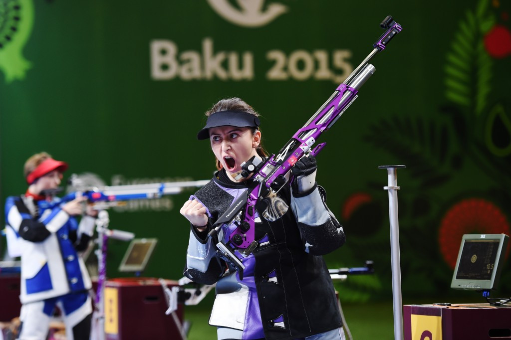 Shooting featured on the sports programme of the Baku 2015 European Games