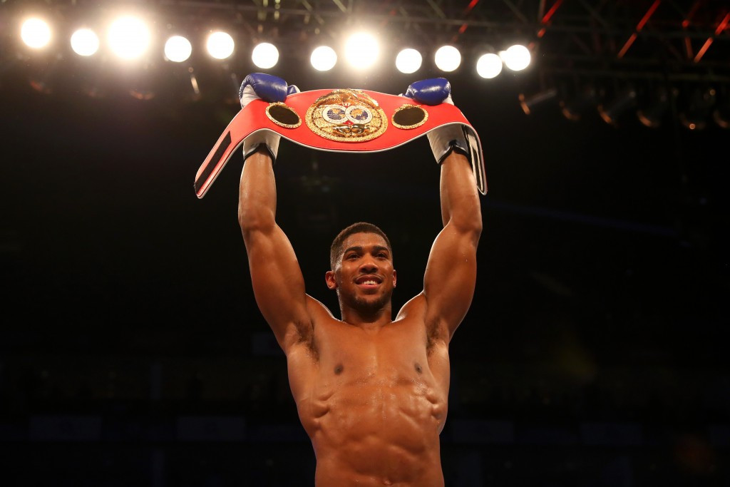Anthony Joshua would be one of the boxers at risk of losing his IBF title should he compete at Rio 2016 ©Getty Images