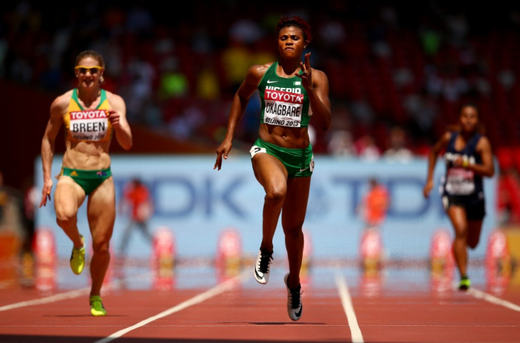Nigeria's Blessing Okagbare, pictured at last year's IAAF World Championships in Beijing, will defend her African title in Durban this week ©Getty Images