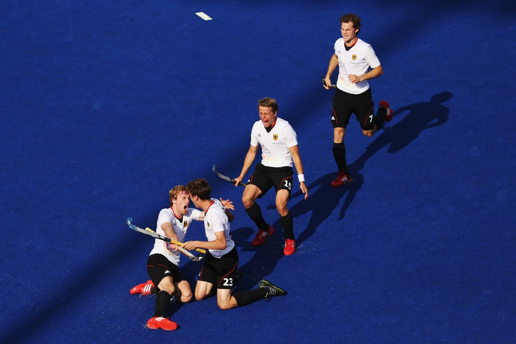 Olympic champions Germany bounced back from their defeat to Argentina by thrashing Canada