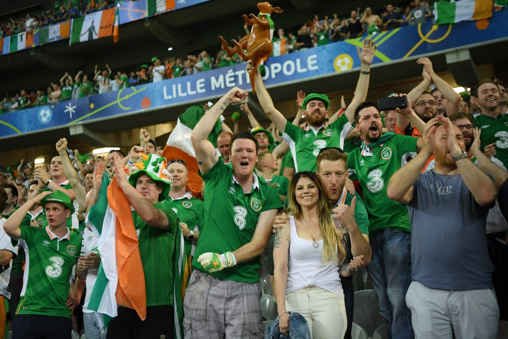 The Republic of Ireland will now face hosts France in the last 16 ©Getty Images