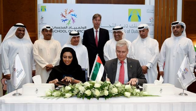 UAENOC has announced Commercial Bank of Dubai will sponsor the next two editions of its School Olympics programme ©UAENOC