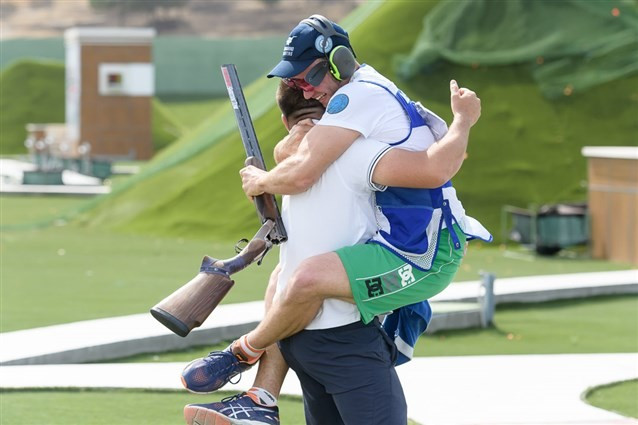 Gian Marco Berti of San Marino upset the odds by clinching his nation’s first-ever ISSF World Cup title ©ISSF