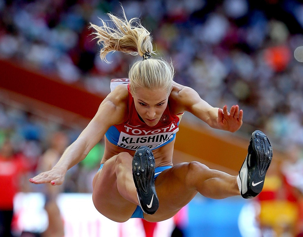 Long jumper Darya Klishina could be among the Russians allowed to compete at Rio 2016 by the IAAF ©Getty Images