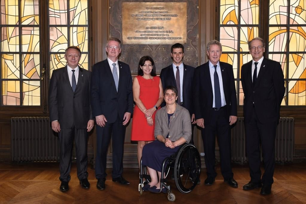 The Paris 2024 Board, including Mayor Anne Hidalgo, held a meeting today at  the Sorbonne where the International Olympic Committee was formed on June 23 in 1894 ©Paris 2024