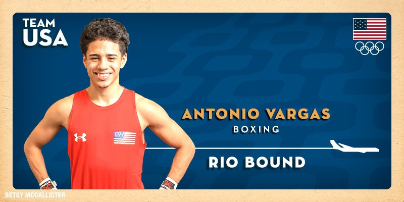 Pan American Games gold medallist Antonio Vargas of the United States secured his Rio 2016 spot today ©Team USA