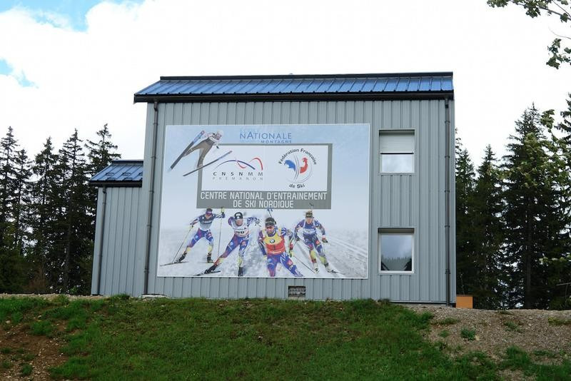 A new Nordic Pavilion has been opened at the French team's National Training Centre ©IBU