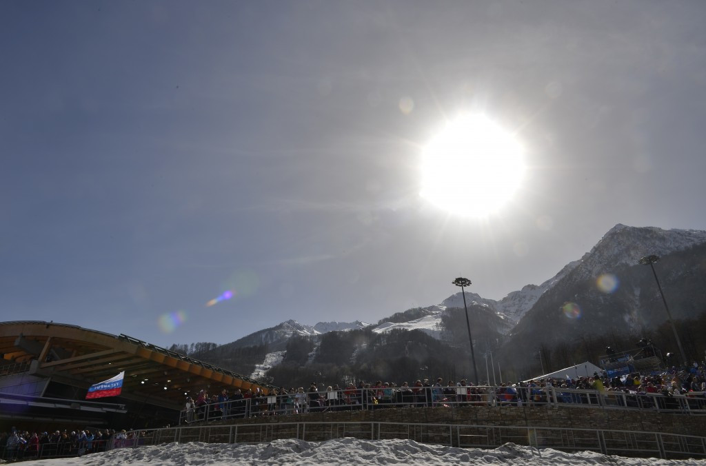 Sliding Center Sanki at Sochi was built for the 2014 Winter Olympics ©Getty Images