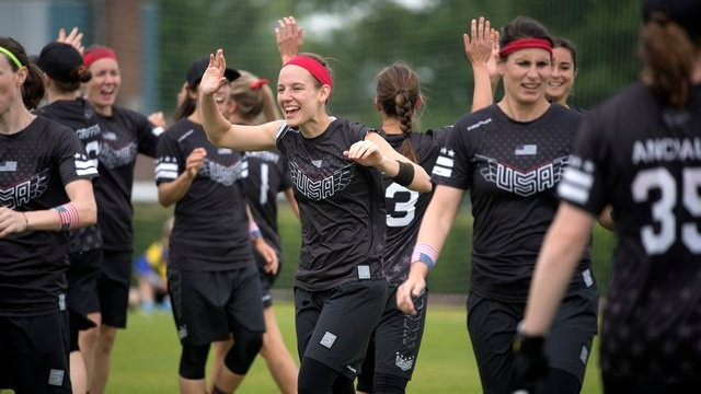 United States enjoyed a superb day in which they qualified for three final ©USA Ultimate