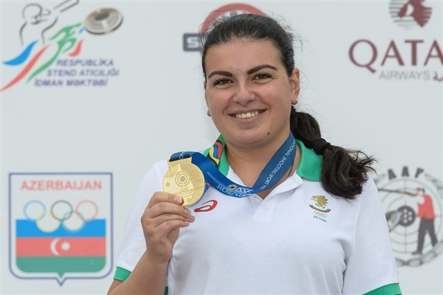 Bulgaria’s Antoaneta Boneva won the women's 25m pistol event