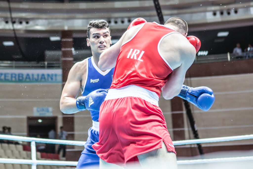 Italy's Guido Vianello secured his place at Rio 2016 after beating Ireland’s Dean Gardiner in the super heavyweight final at the AIBA Open Boxing World Olympic Qualification tournament ©AIBA