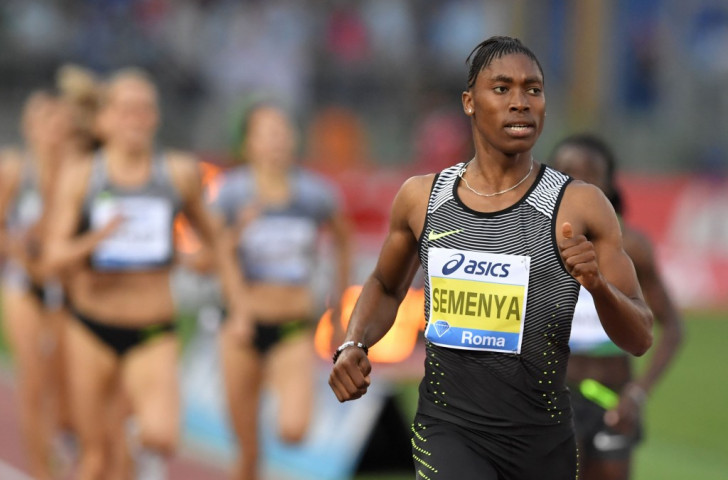 Caster Semenya, South Africa's favourite for the Rio 2016 800m title, pictured in Rome earlier this month, is ready to claim a second gold at the African Athletics Championships tomorrow after her 1500m  win on Friday ©Getty Images
