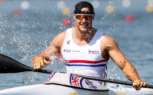 Liam Heath claimed British gold in the K1 200m event ©ICF