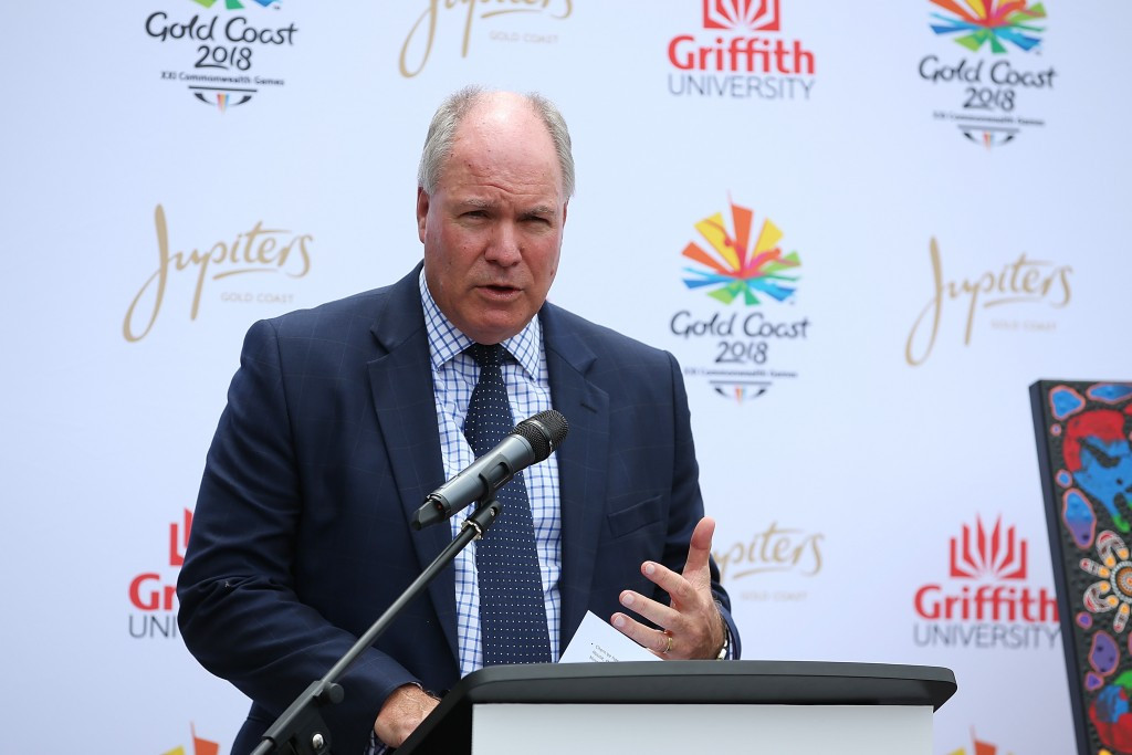 Gold Coast 2018 chief executive Mark Peters claimed they are happy with progress despite Anita Palm's exit ©Gold Coast 2018